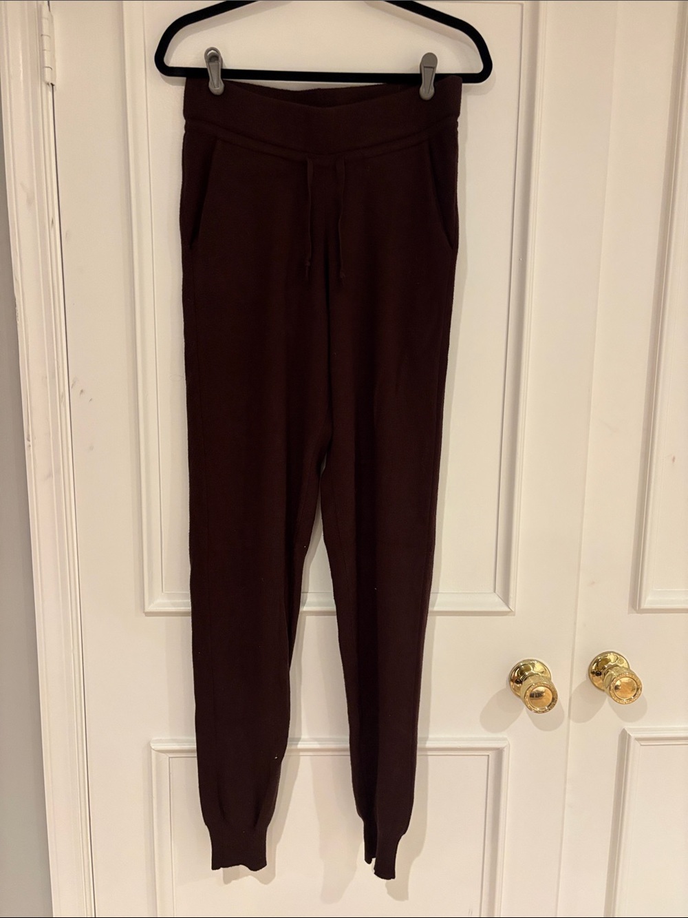 American Tall Women's Slim Knit Joggers - Deep Brown